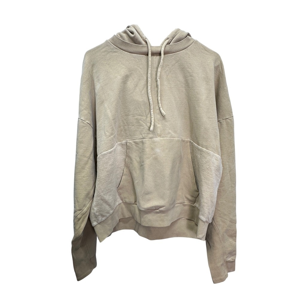 Alo Yoga Womens Hoodie Sweatshirt Terry Front Kangaroo Pocket Large *small flaw*